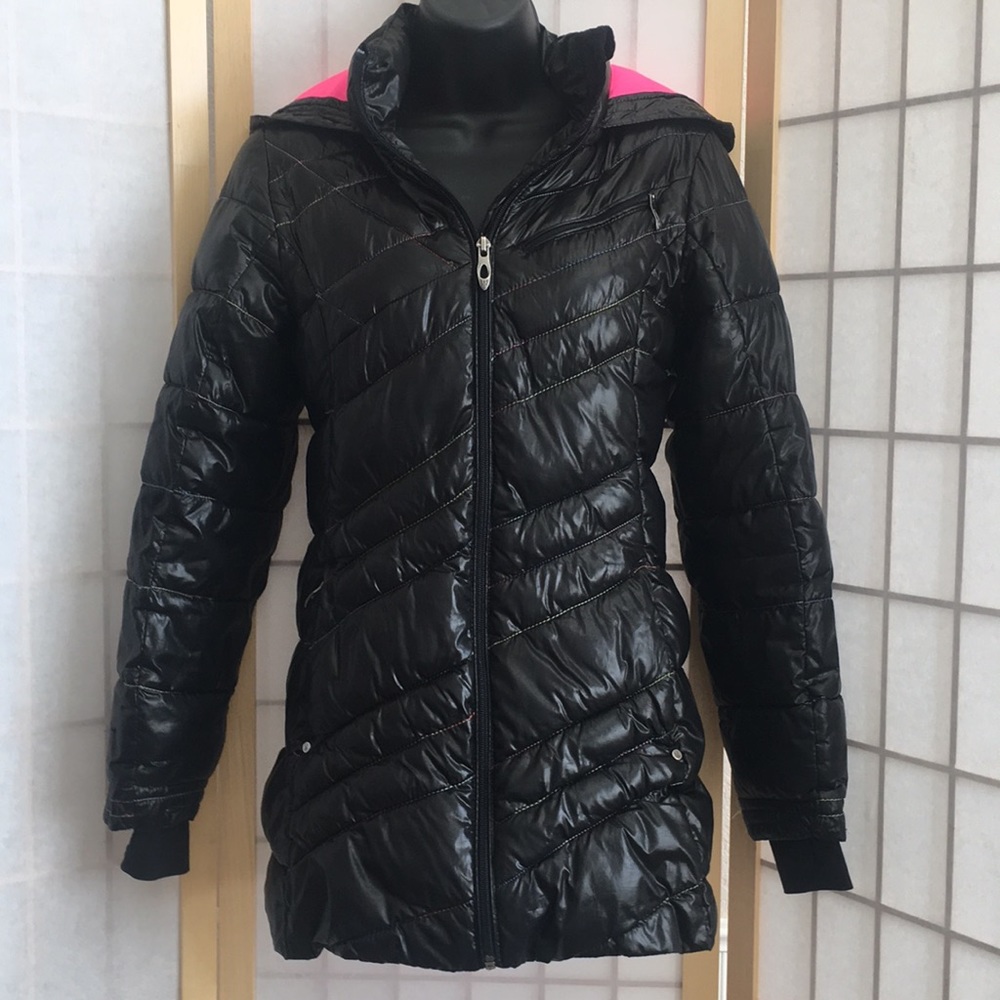 Girls Spyder puffer Coat w/ hood youth Large